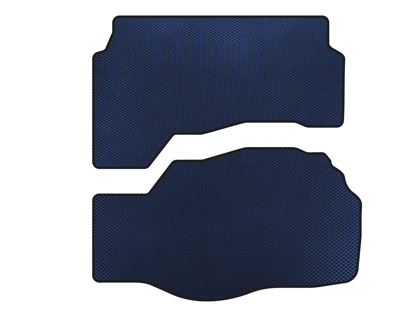 Trunk Mat (2014-2019, SD, Hybrid, Europe, Blue) for Ford Mondeo 2014-2022 - image 1
