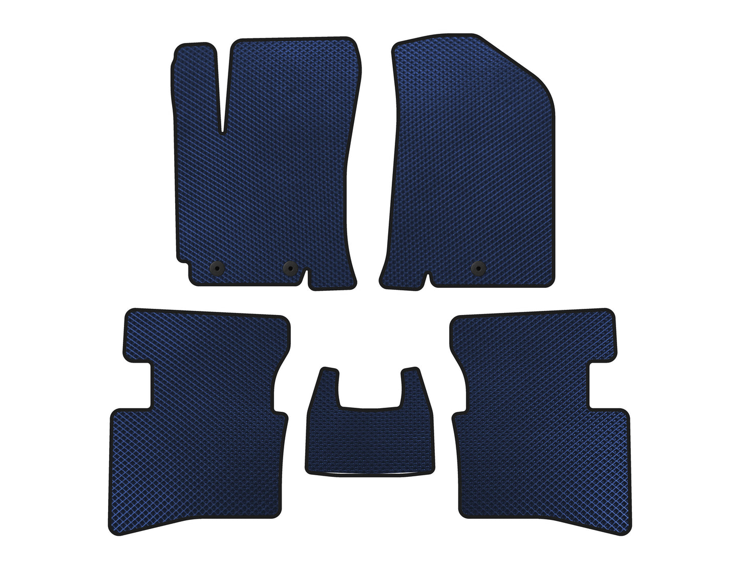 EVA mats (SD, Blue) for Kia Rio 2012-2017 - image 1