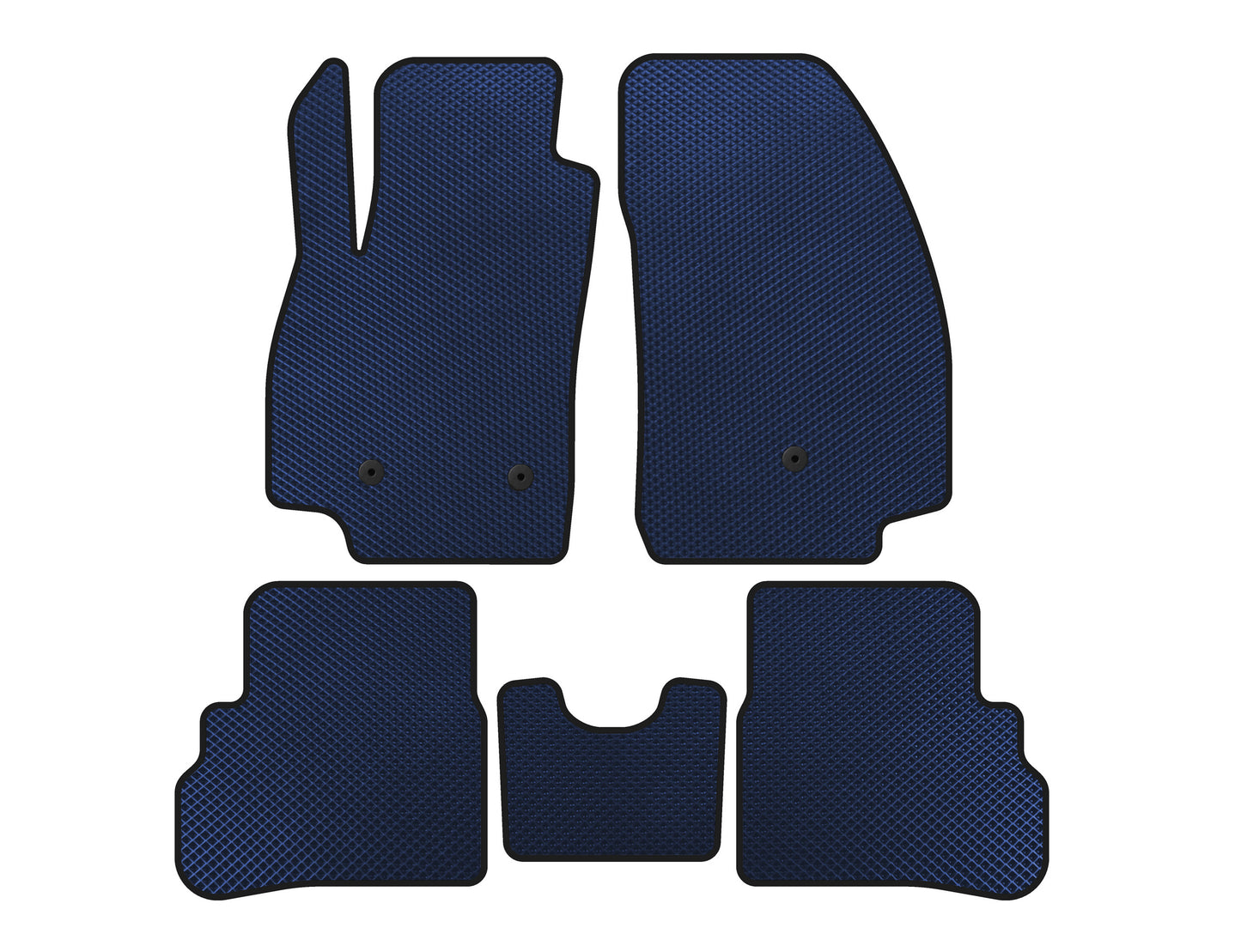 EVA Mats (2018-2023, Blue) for Chevrolet Spark 2015-2023 - image 1