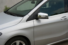 Mirror Covers (2 pcs, Stainless Steel) for Mercedes B-class W246 2011-2018 - image 1