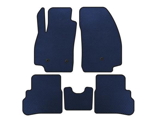 EVA Floor Mats (2018-2023, Blue) for Chevrolet Spark 2015-2023 - image 1