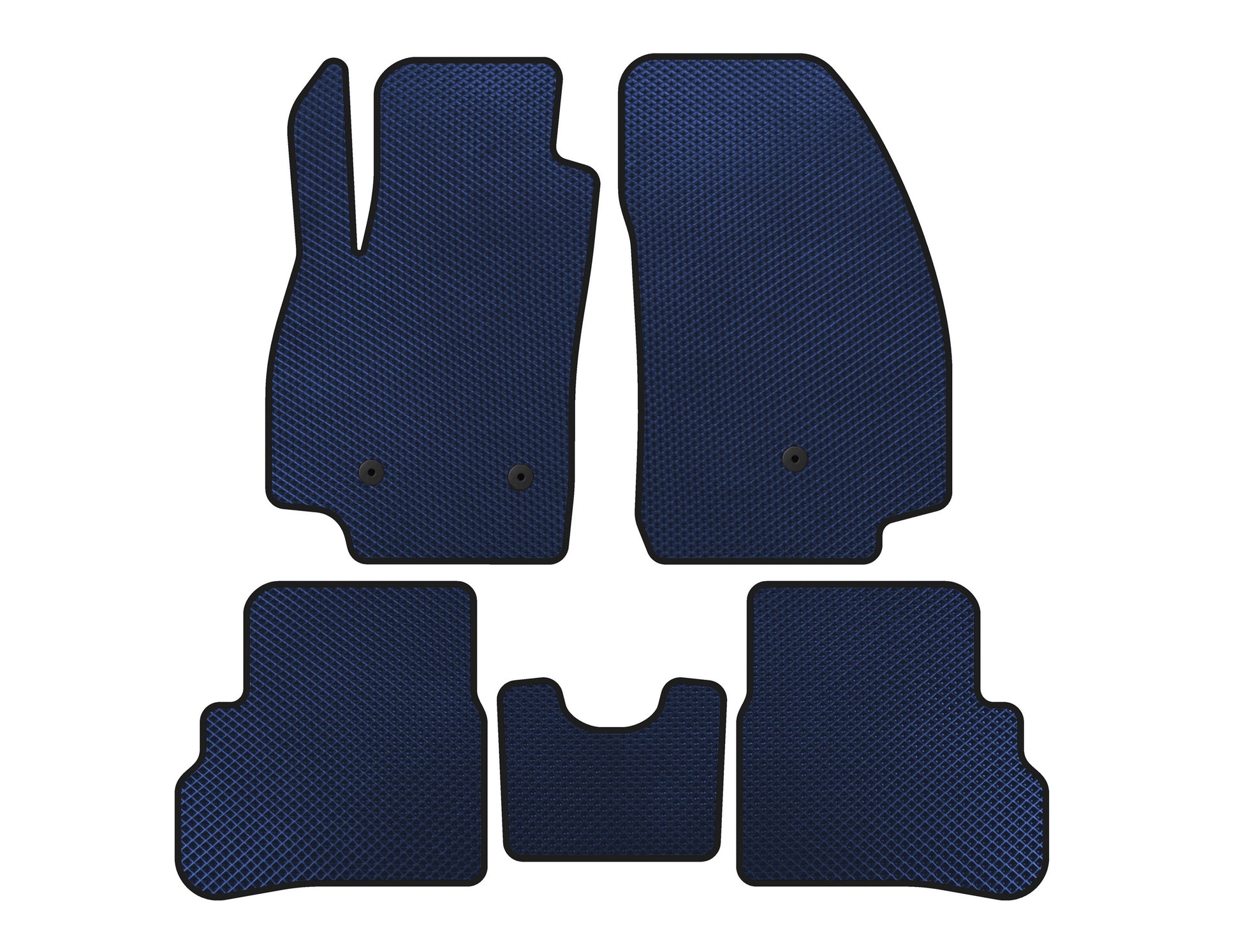 EVA Floor Mats (2018-2023, Blue) for Chevrolet Spark 2015-2023 - image 1