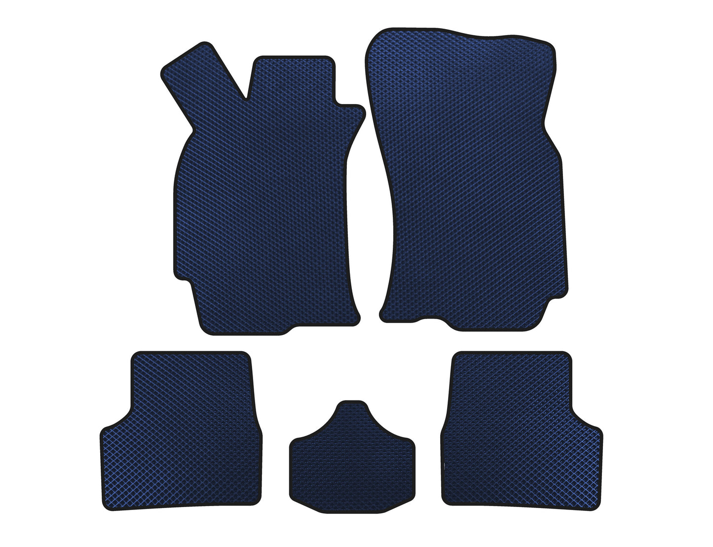 EVA Floor Mats (SD, Blue) for Fiat Albea 2002-2012 - image 1