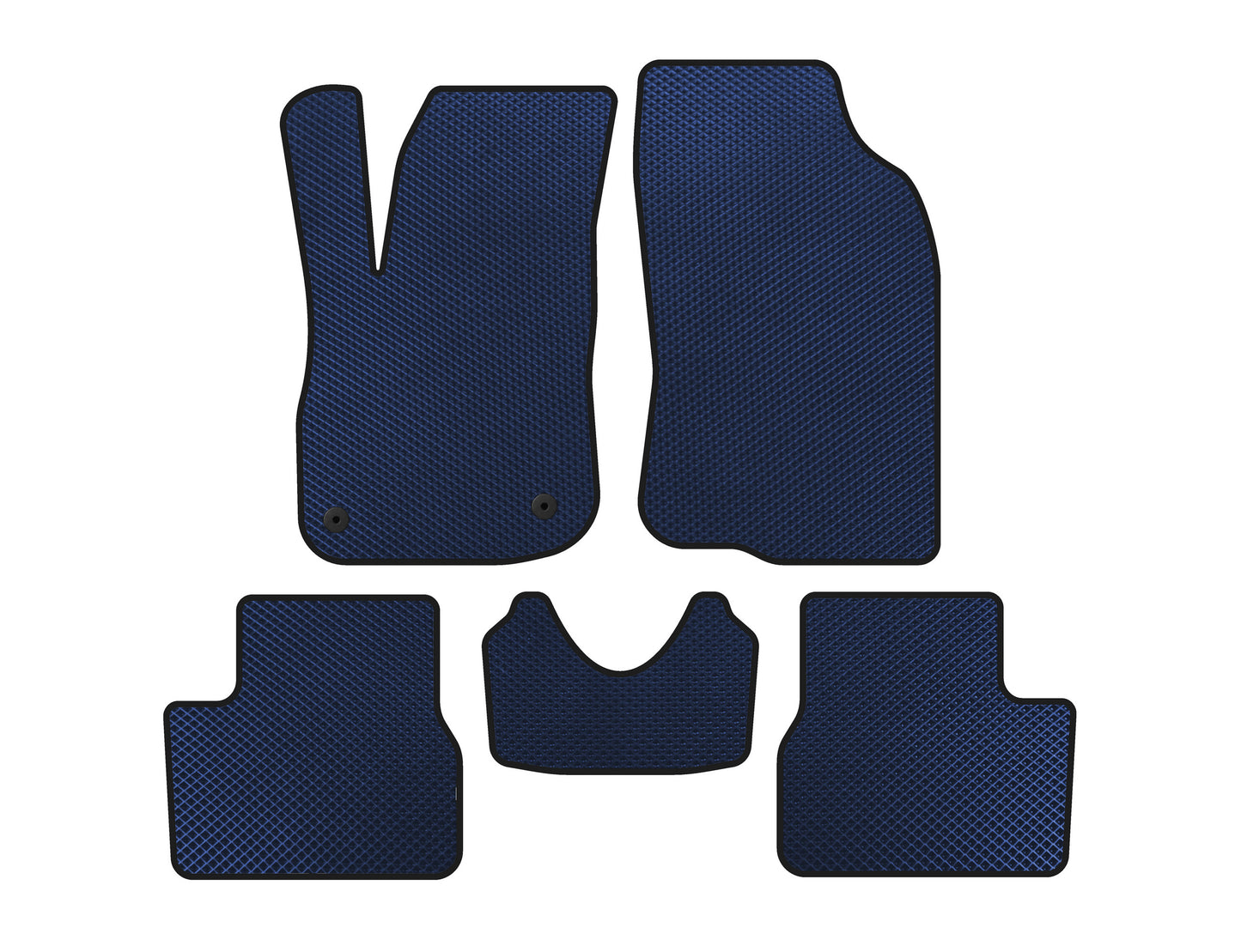 EVA Floor Mats (Blue) for Peugeot 2008 2013-2019 - image 1