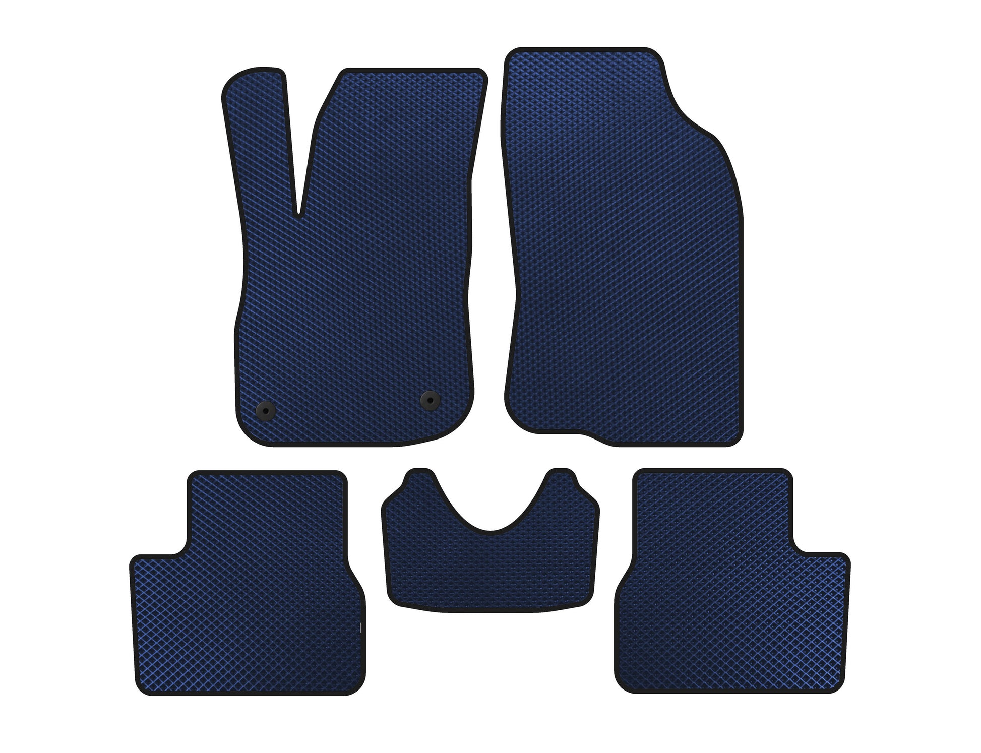 EVA Floor Mats (Blue) for Peugeot 2008 2013-2019 - image 1