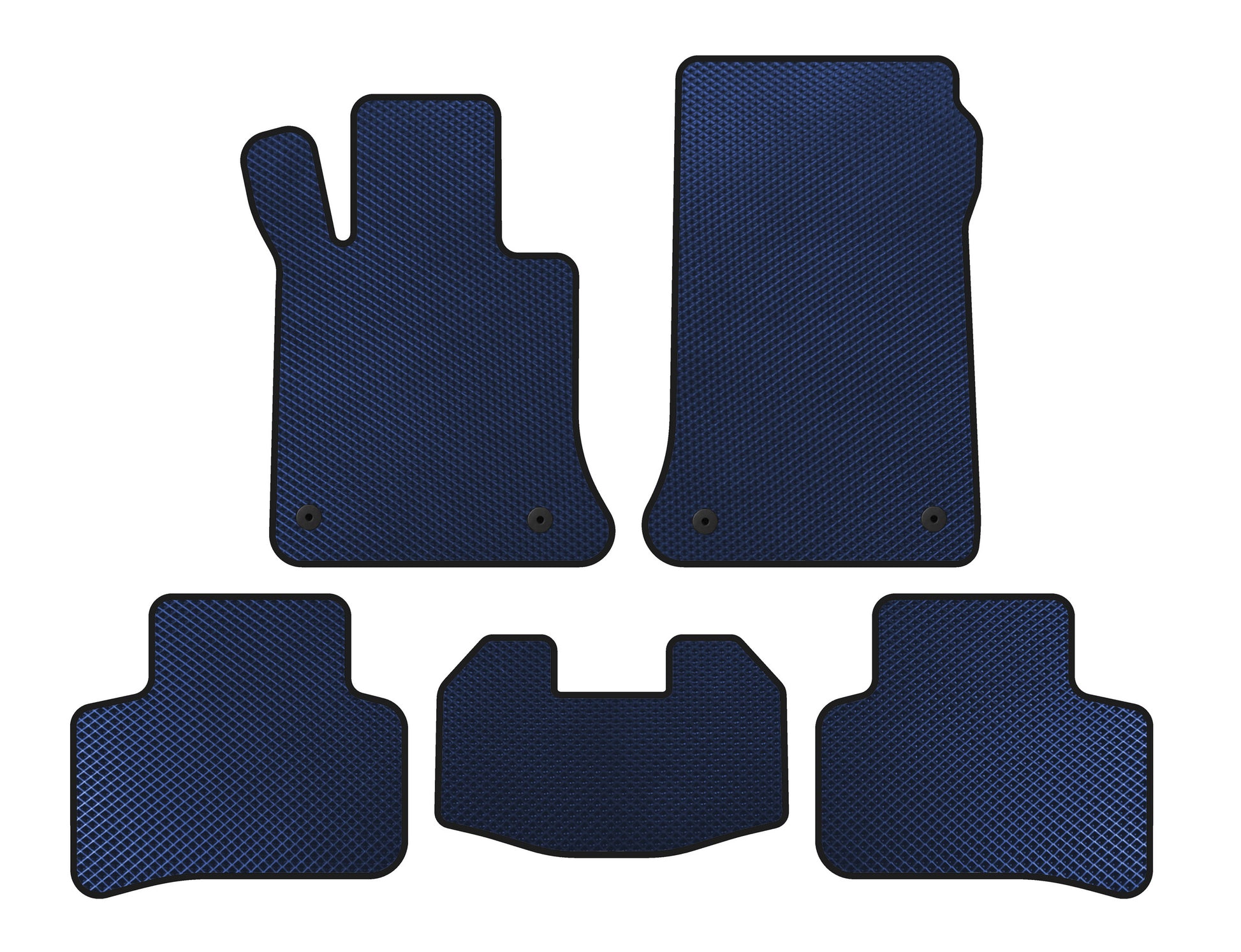 EVA Floor Mats (Blue) for Mercedes GLK сlass X204 2008-2015 - image 1