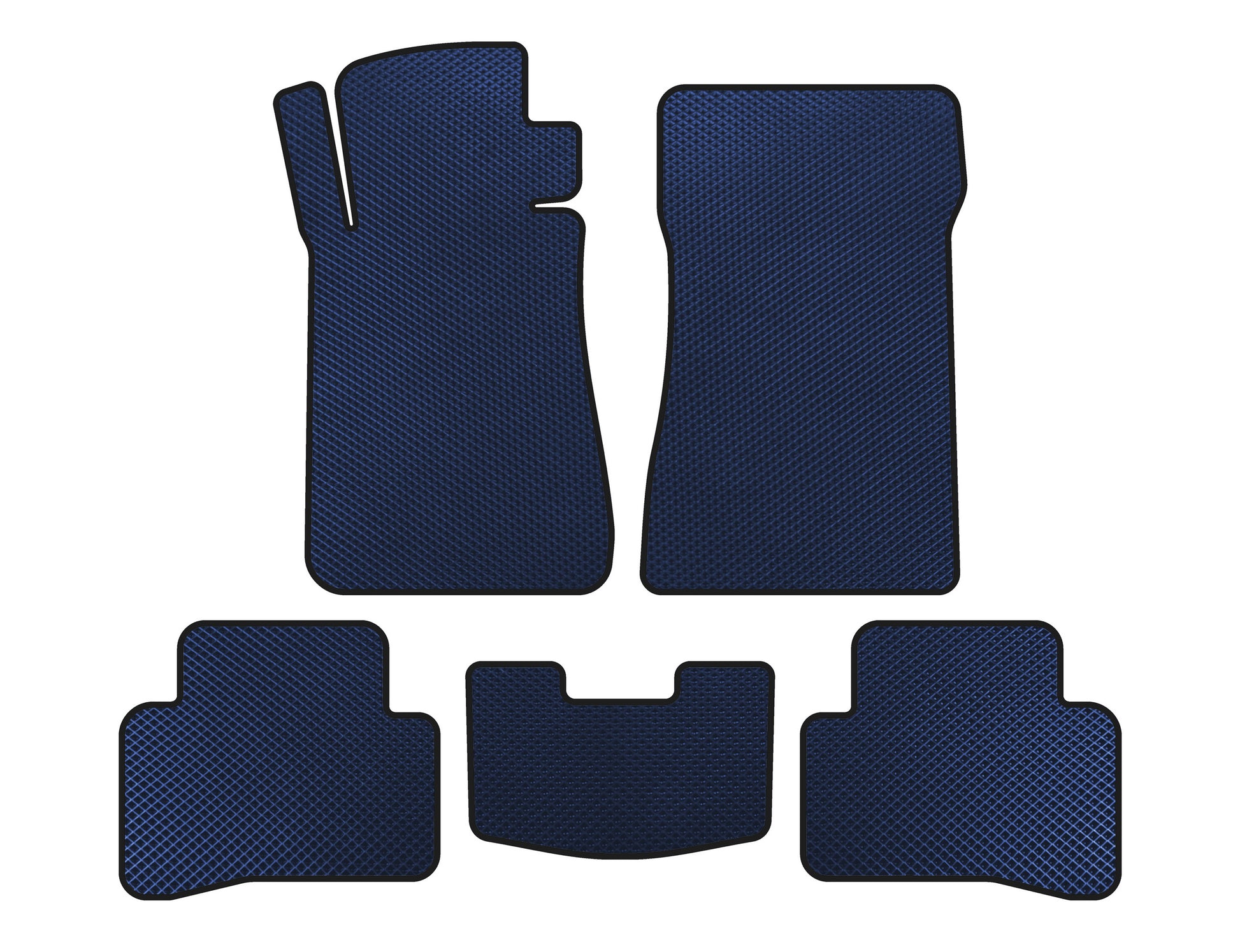 EVA Floor Mats (SD, Blue) for Mercedes C-class W202 1993-2001 - image 1