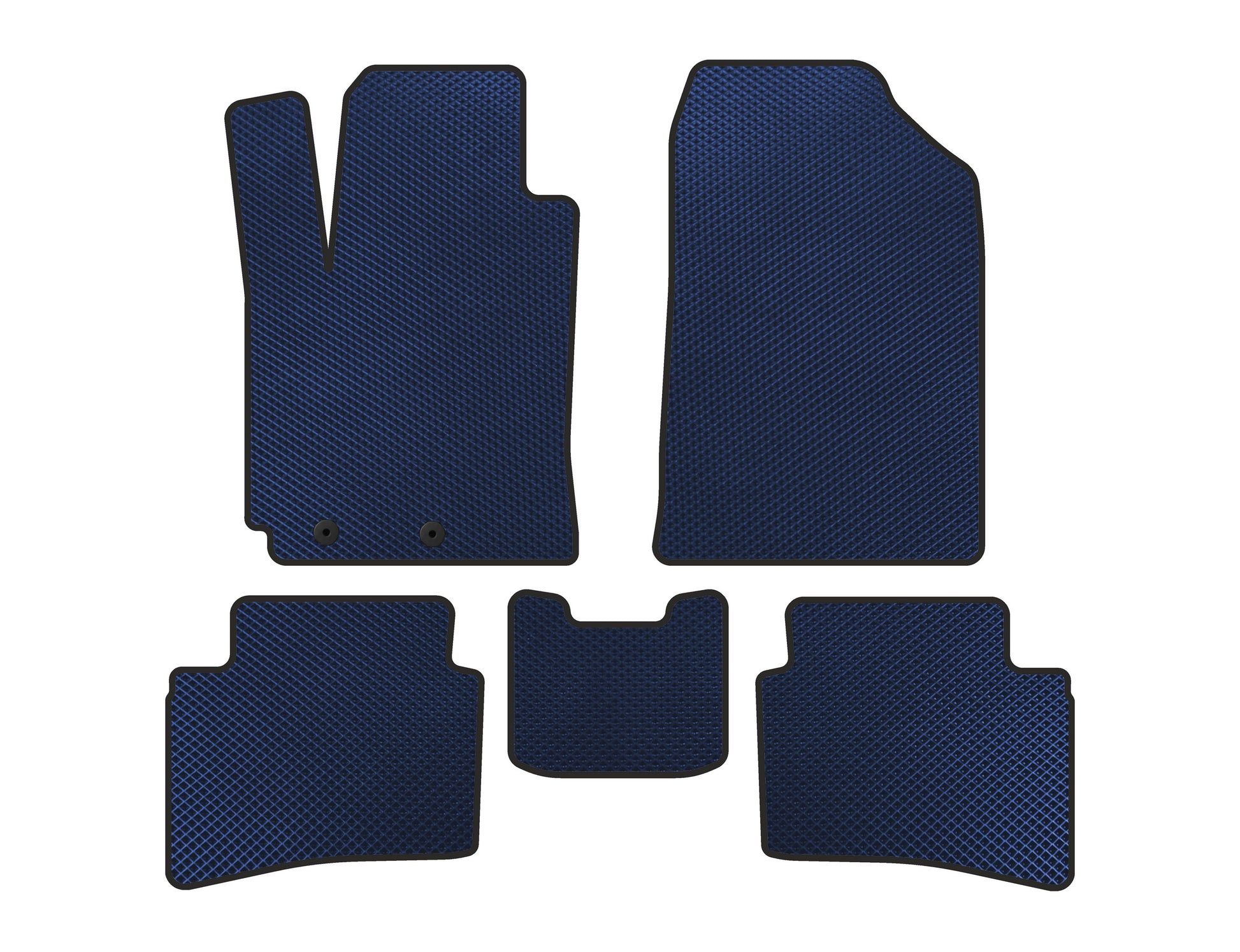 EVA Car Mats (X-Line, Blue) for Kia Rio 2017- - image 1