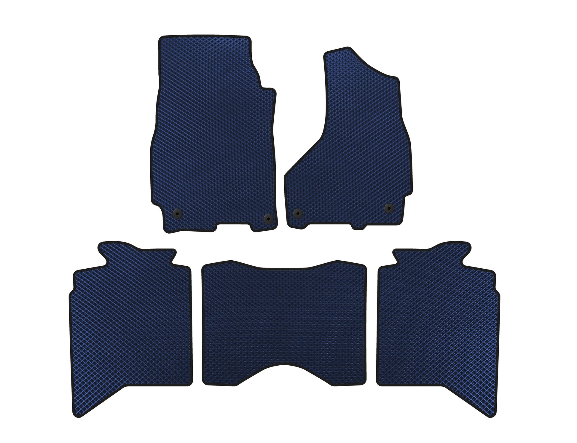 EVA floor mats (2013+, 5-seater, Blue) for Dodge RAM - image 1