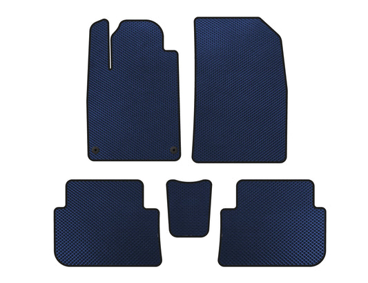EVA Floor Mats (SD, Blue) for Peugeot 407 2004-2011 - image 1