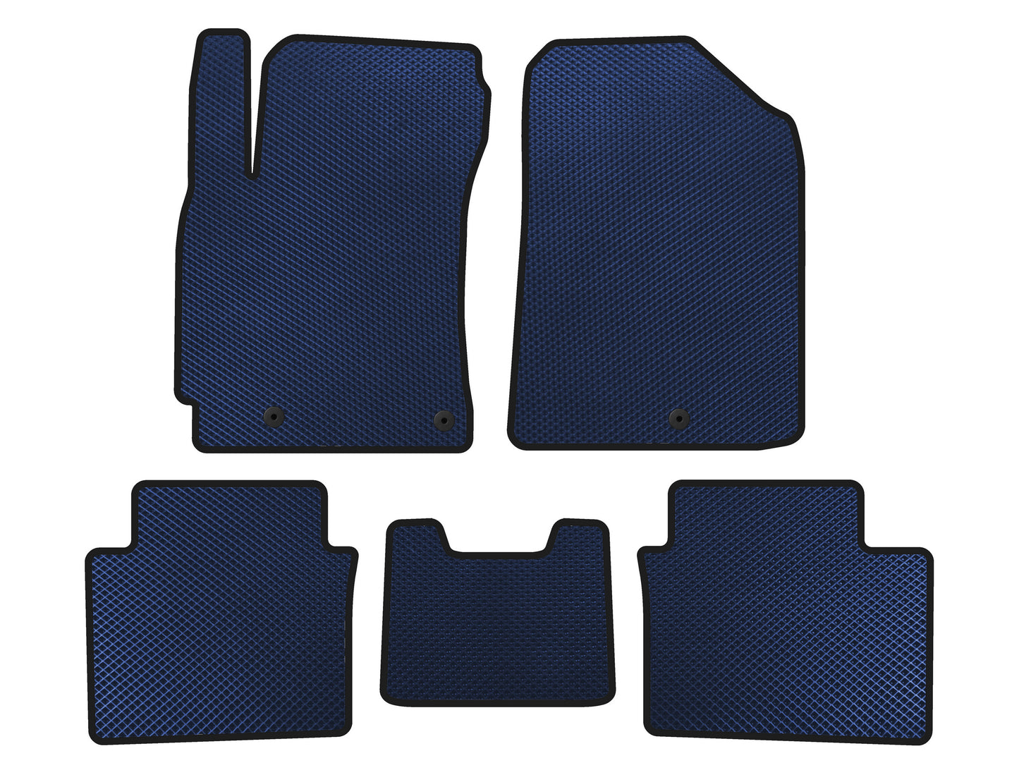 EVA Floor Mats (2018-2021, Blue) for Kia Forte 2008–2024 - image 1