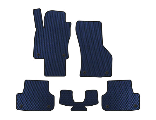 EVA floor mats (for E-tron, Sportback, Blue) for Audi A3 2012-2020 - image 1