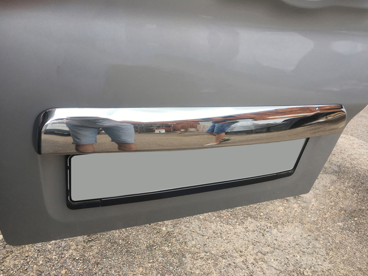 Stainless steel trim above license plate for Renault Trafic 2015- - image 5