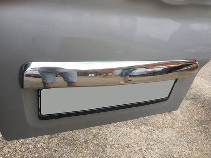 Stainless steel trim above license plate for Renault Trafic 2015- - image 5