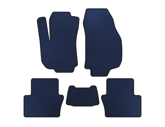 EVA Floor Mats (2 Rows, Blue) for Opel Zafira B 2005-2011 - image 1