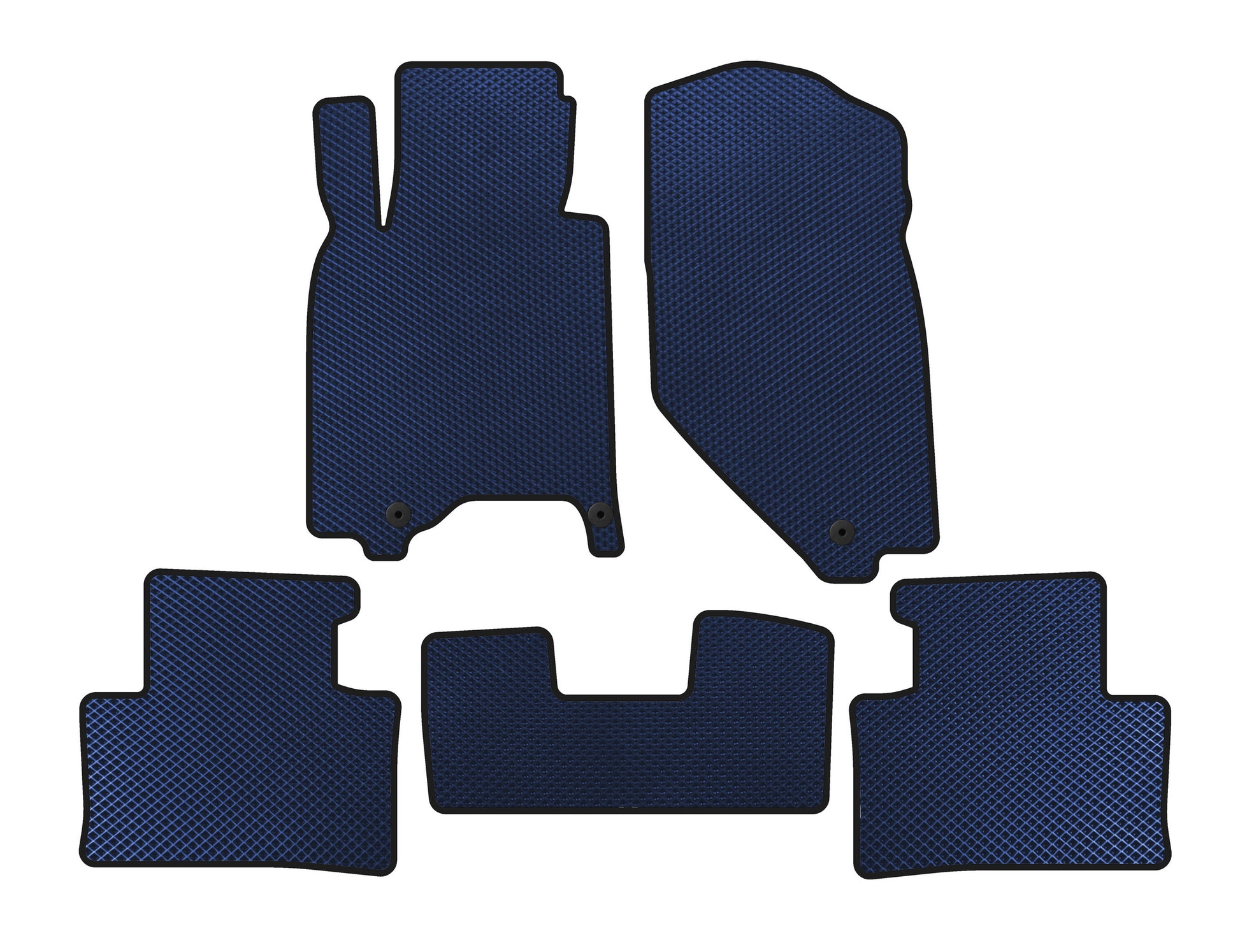 EVA Floor Mats (G37 X, SD, Blue) for Infiniti G25/G35/37 (V36/CV36) 2006-2015 - image 1