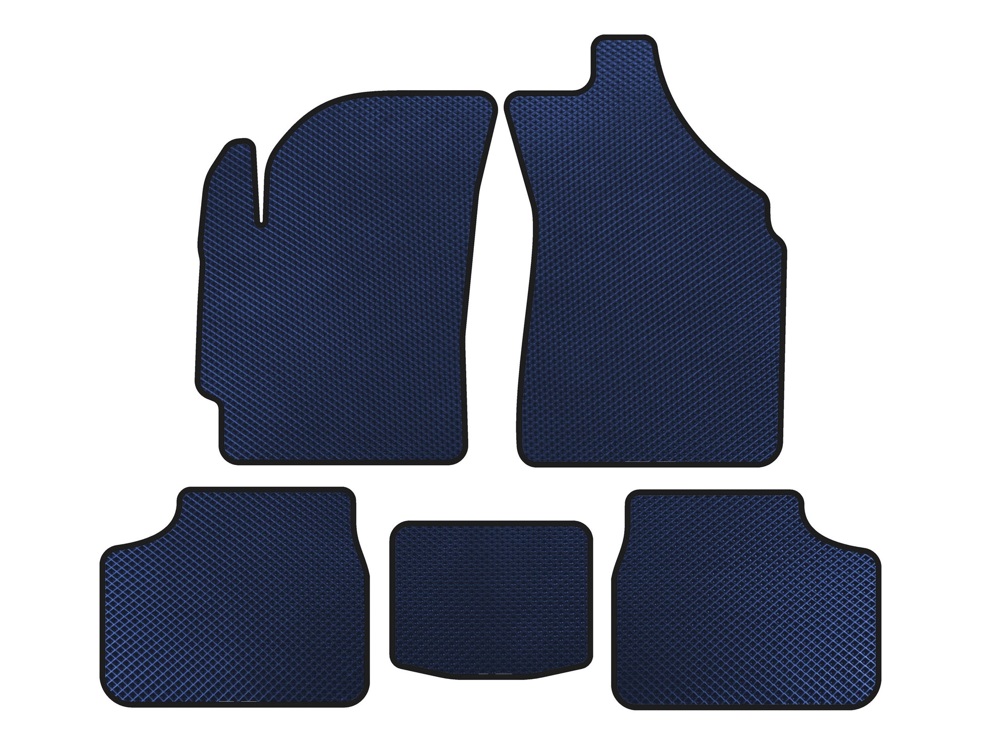 EVA Floor Mats (Blue) for Daewoo Matiz 1998-2008 - image 1