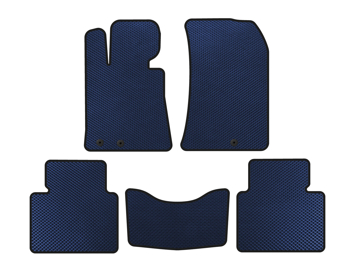 EVA Floor Mats (Blue) for Hyundai Genesis BH 2008-2013 - image 1