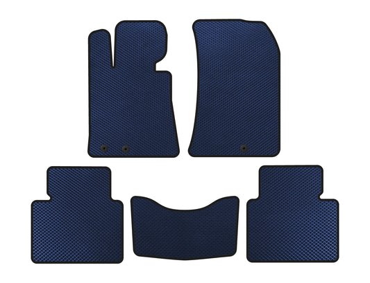 EVA Floor Mats (Blue) for Hyundai Genesis BH 2008-2013 - image 1