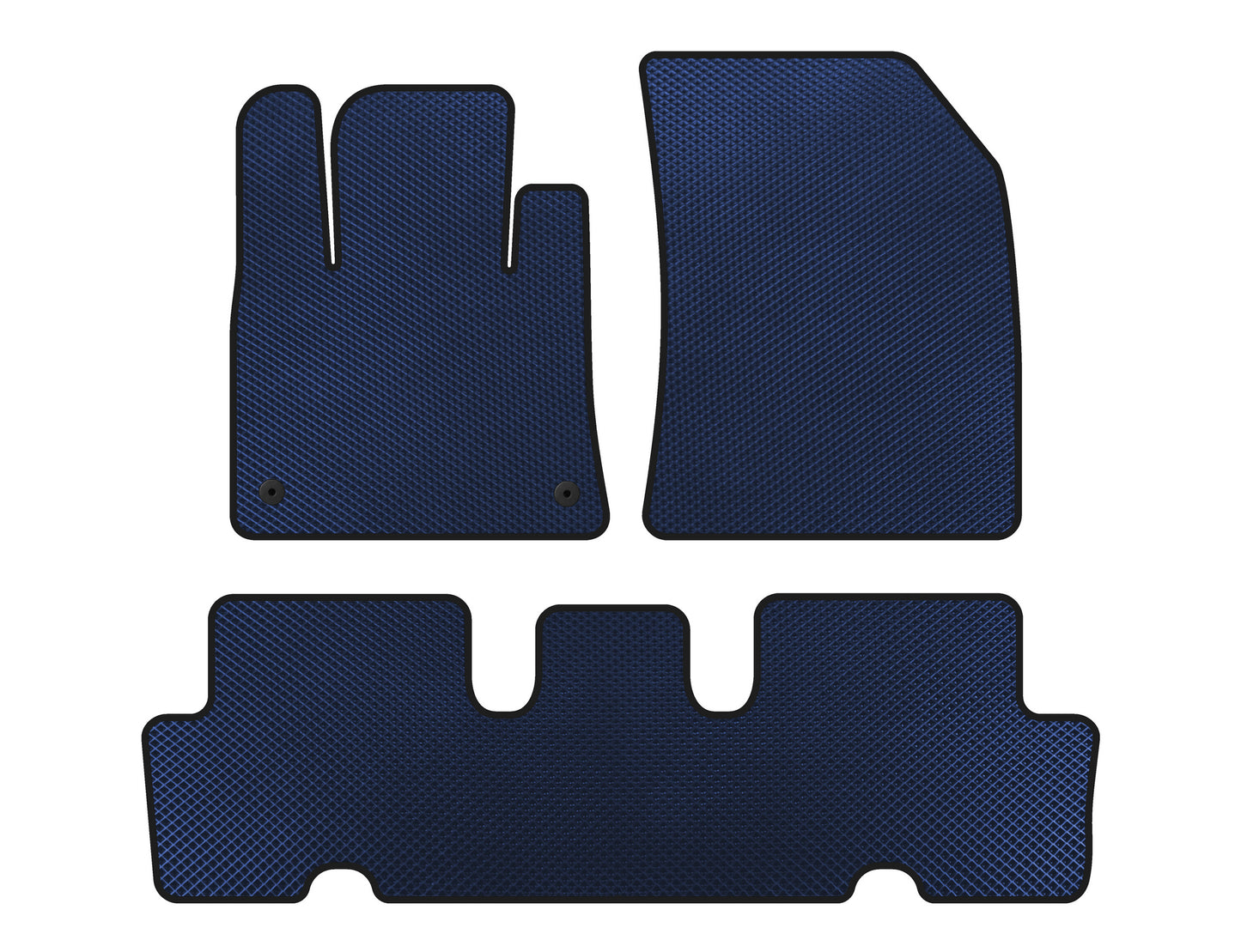 EVA Floor Mats V1 (2 Rows, Blue) for Citroen C-4 Picasso 2013-2022 - image 1