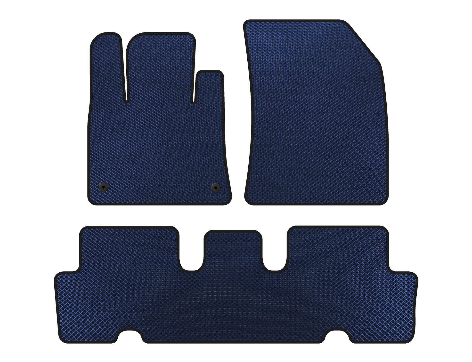 EVA Floor Mats V1 (2 Rows, Blue) for Citroen C-4 Picasso 2013-2022 - image 1