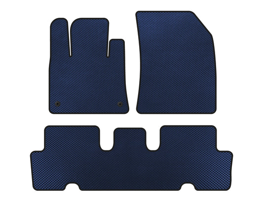 EVA Floor Mats V1 (2 Rows, Blue) for Citroen C-4 Picasso 2013-2022 - image 1