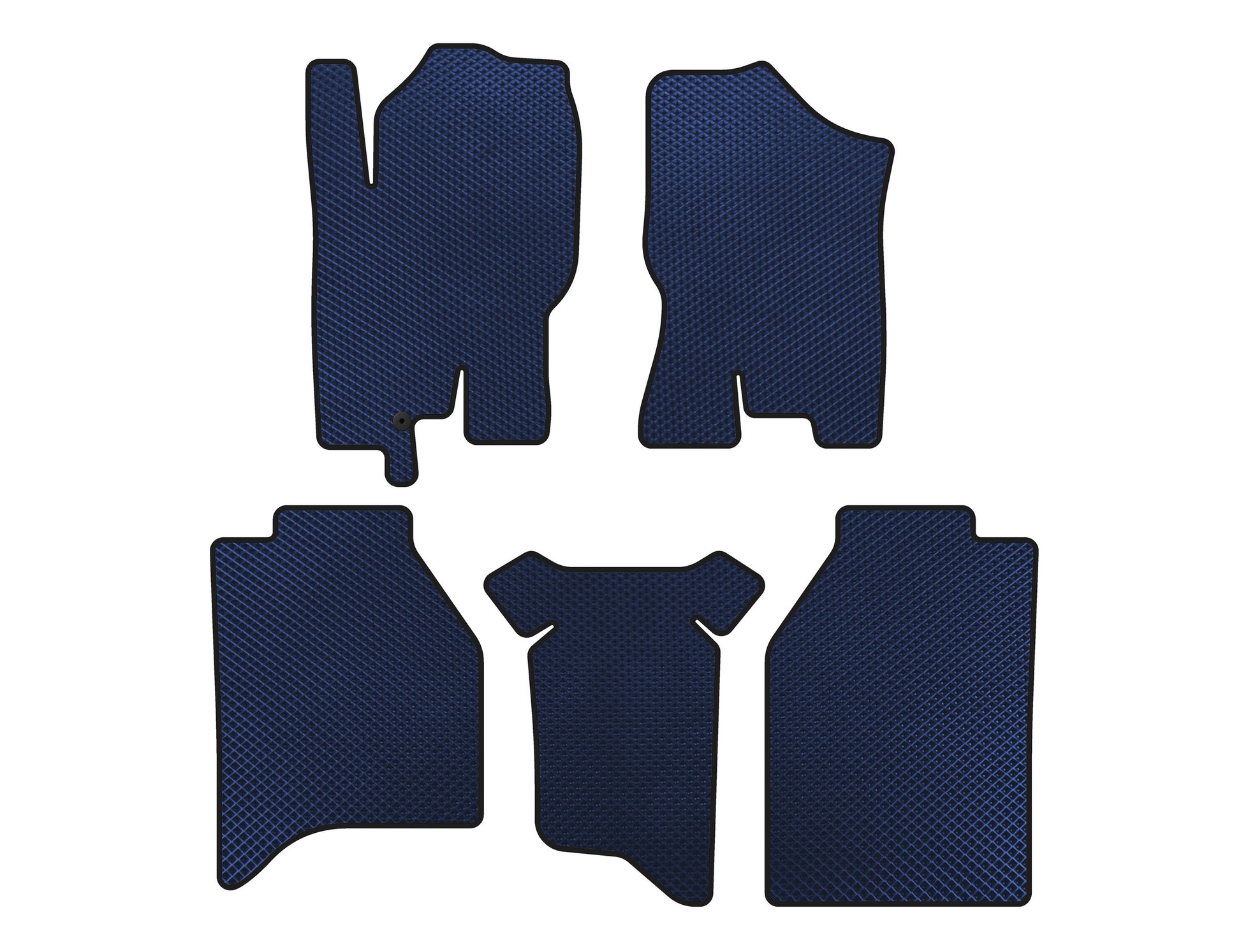 EVA Floor Mats (Blue) for Nissan Navara 2006-2015 - image 1