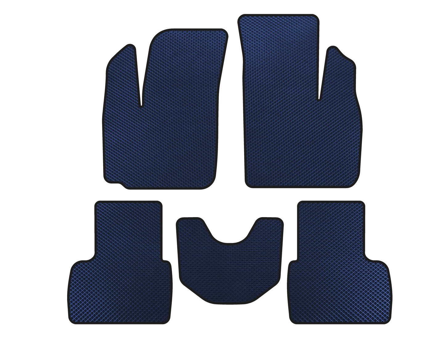 EVA Floor Mats (Blue) for Fiat Doblo I 2001-2005 - image 1