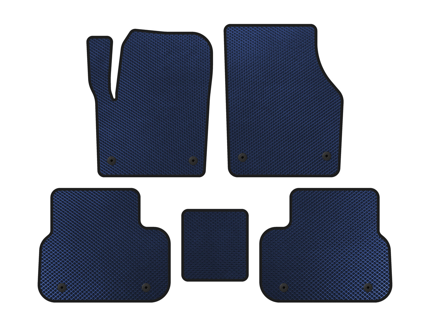 EVA Floor Mats (2014-2019, 2 Rows, Blue) for Land Rover Discovery Sport 2014- - image 1