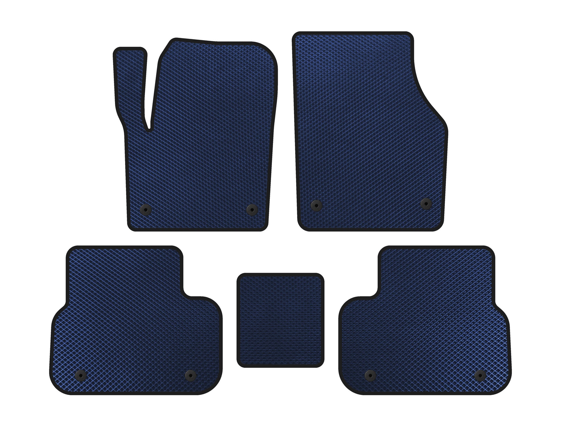 EVA Floor Mats (2014-2019, 2 Rows, Blue) for Land Rover Discovery Sport 2014- - image 1