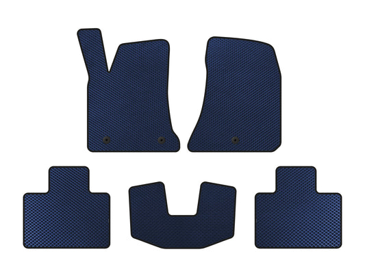 EVA Floor Mats (2015-2023, SD, Blue) for Dodge Charger 2010-2023 - image 1