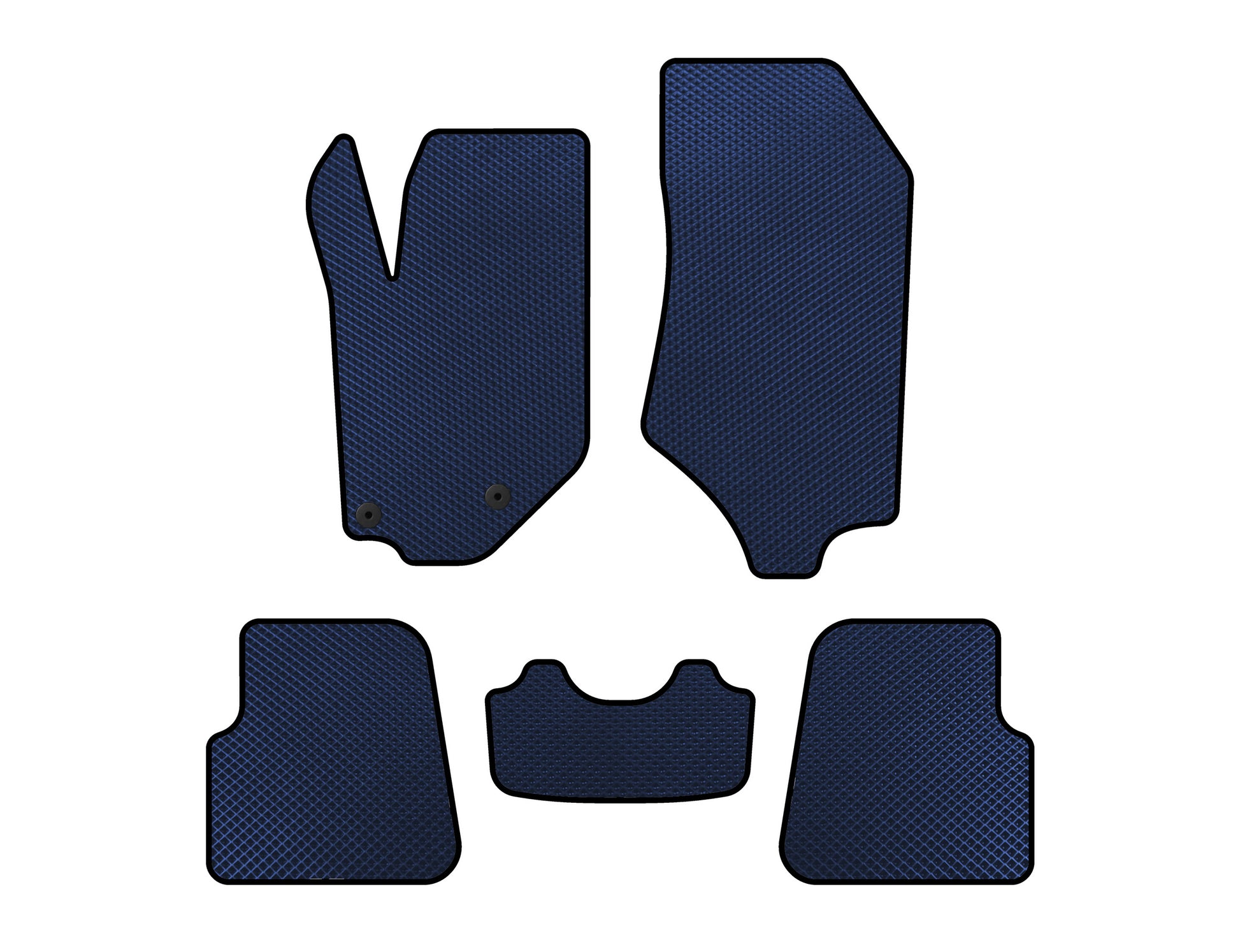 EVA Floor Mats (HB, 5-Door, Blue) for Opel Corsa F 2019- - image 1
