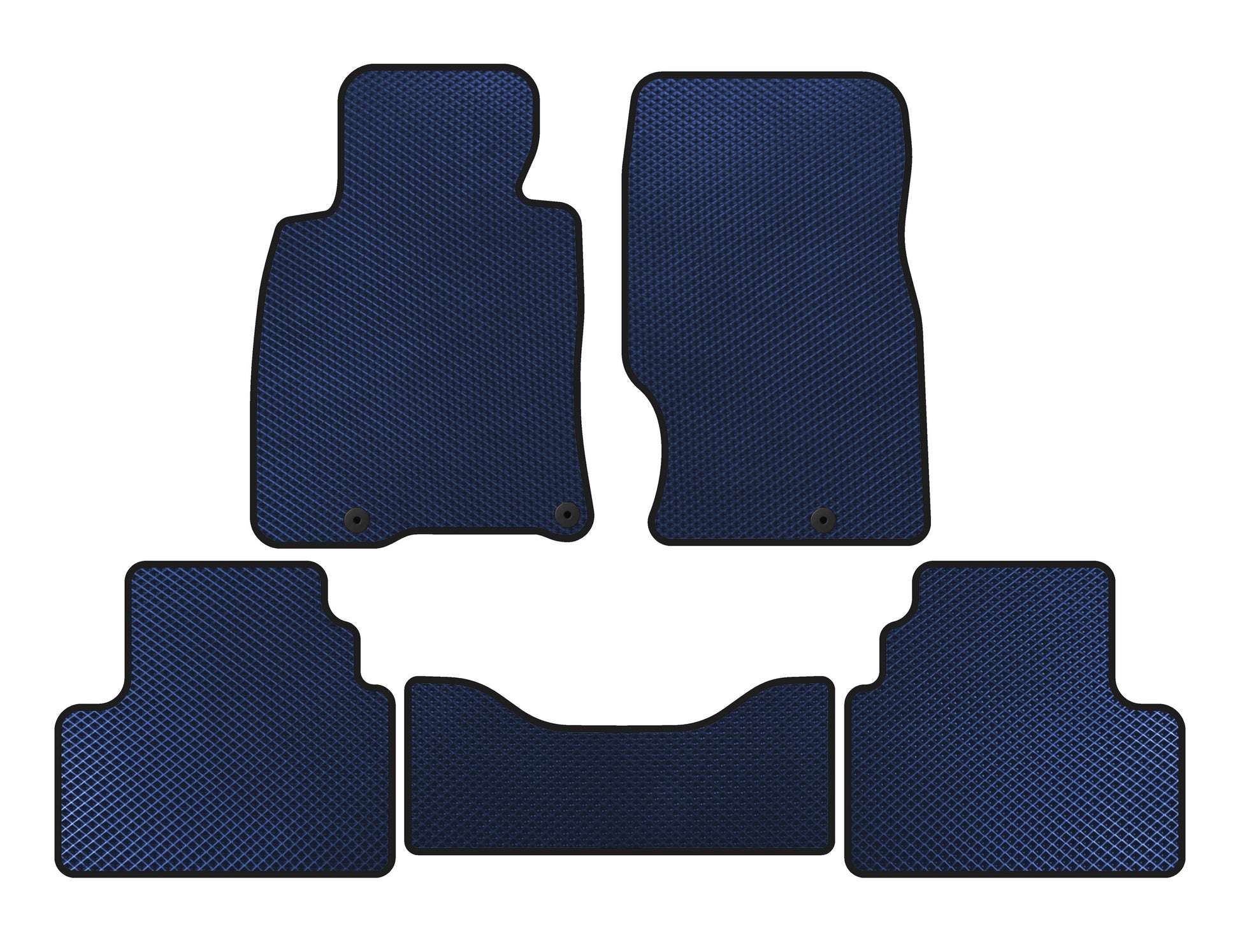 EVA Floor Mats (G25-G35, SD, Blue) for Infiniti G25/G35/37 (V36/CV36) 2006-2015 - image 1