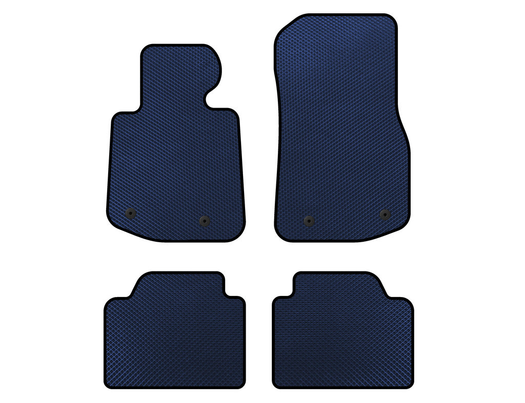 EVA Floor Mats V2 (Blue) for BMW 4 Series F-32 2012-2020 - image 1