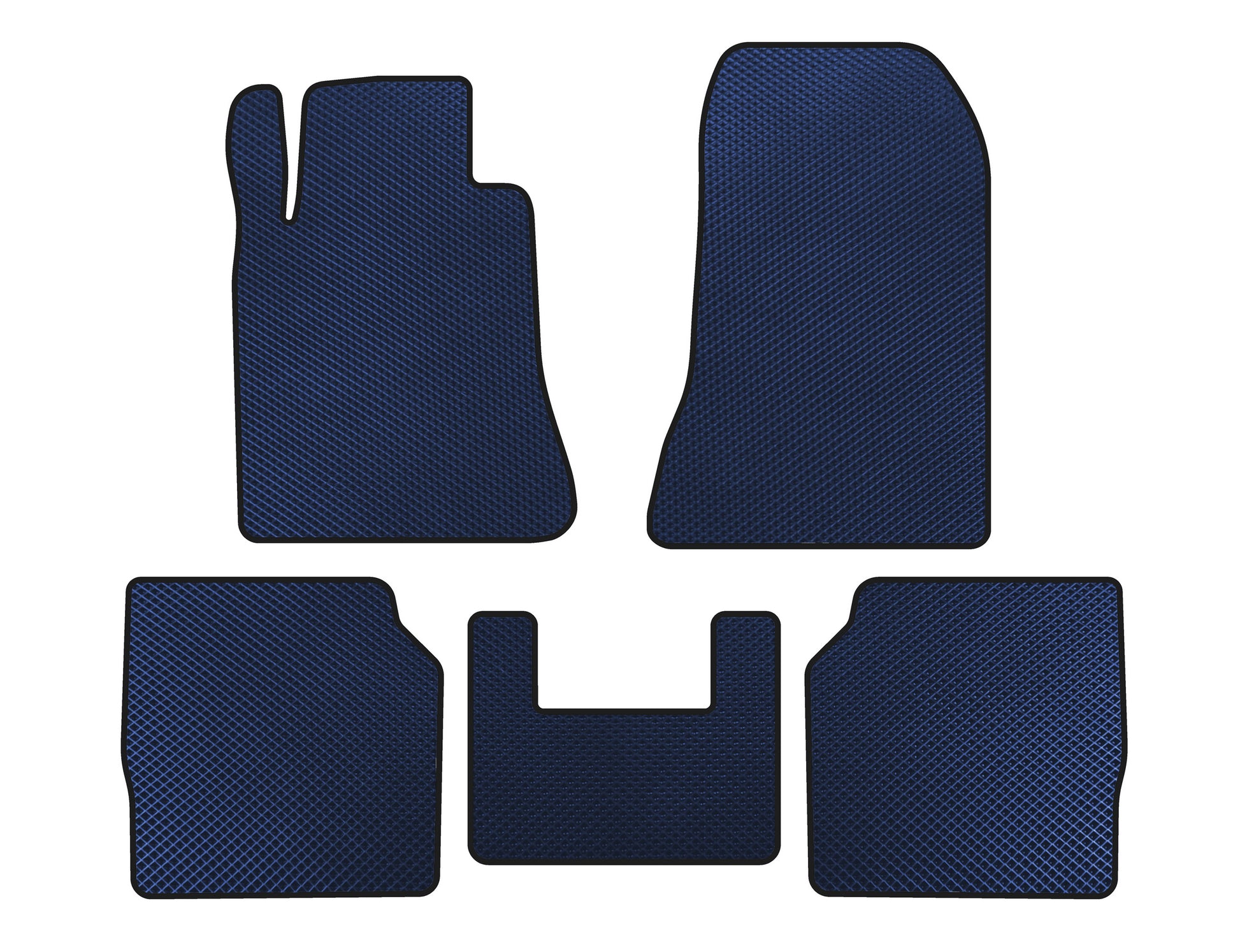 EVA Floor Mats (SD, Long Wheelbase, Blue) for Mercedes S-сlass W140 1991-1998 - image 1