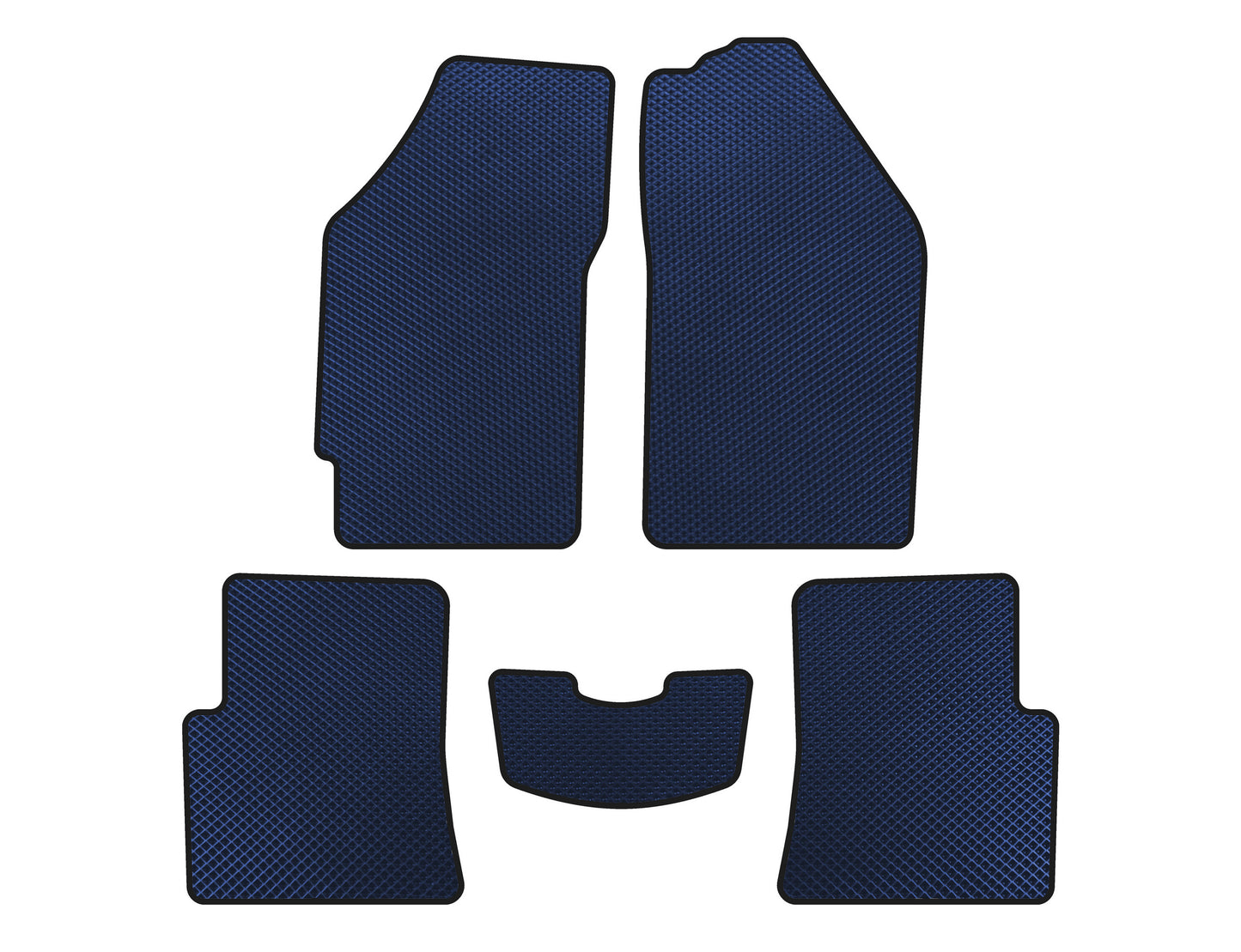 EVA Floor Mats (SD, Blue) for Lifan 520 Breeze 2005-2013 - image 1