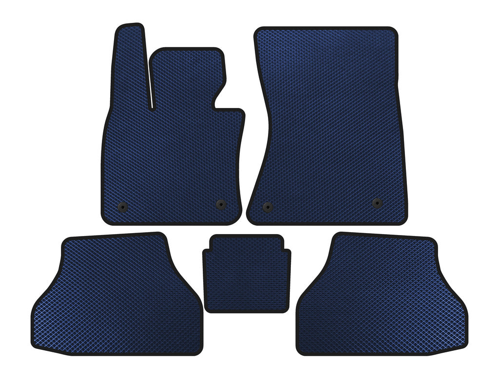 EVA Floor Mats V2 (Blue) for BMW X6 E-71 2008-2014 - image 1