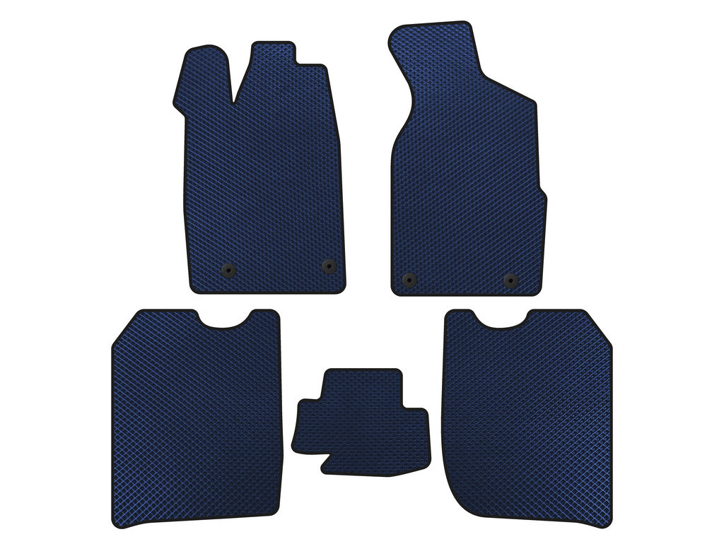 EVA floor mats (1982-1988, Sedan, Blue) for Audi 100 C3 1988-1991 - image 1