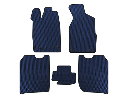 EVA floor mats (1982-1988, Sedan, Blue) for Audi 100 C3 1988-1991 - image 1