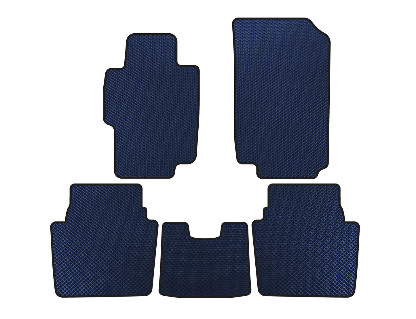 EVA Floor Mats (SD, Blue) for Honda Accord VII 2002-2007 - image 1