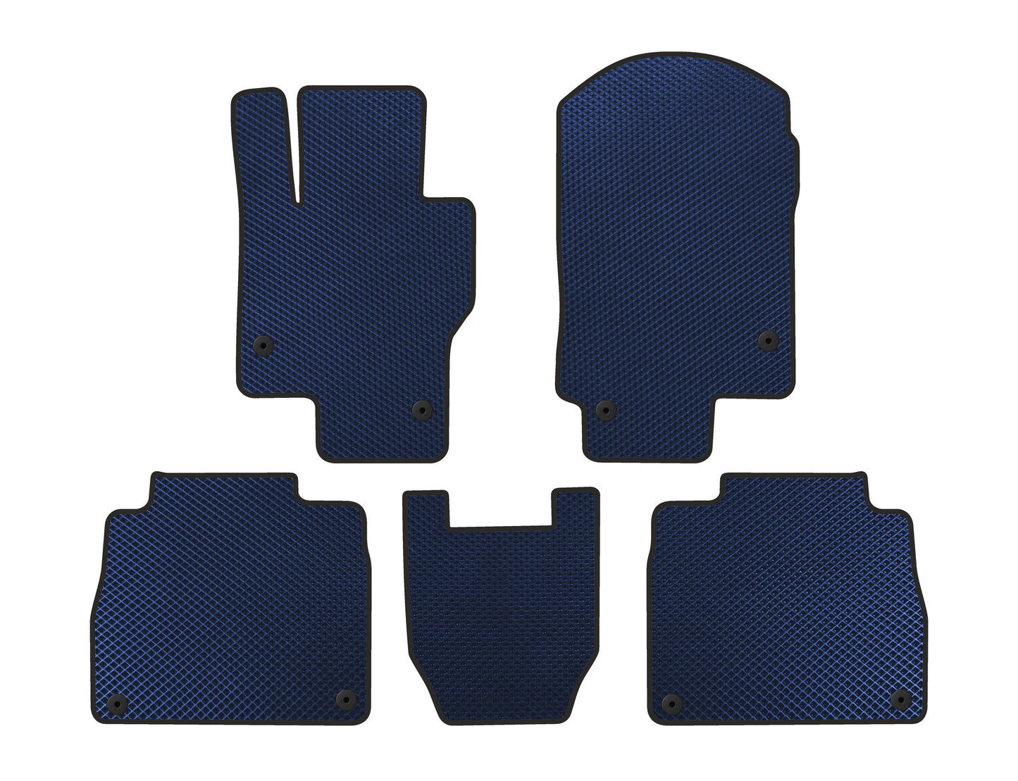 EVA Floor Mats (Blue) for Mercedes GLS X167 2019- - image 1