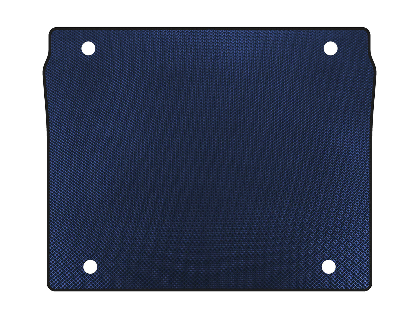 Carpet in the trunk (5-seater/Short base, Blue) for Fiat Doblo II 2010-2022 - image 1