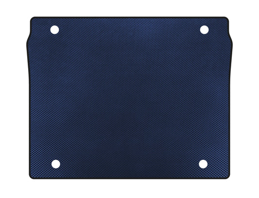 Carpet in the trunk (5-seater/Short base, Blue) for Fiat Doblo II 2010-2022 - image 1