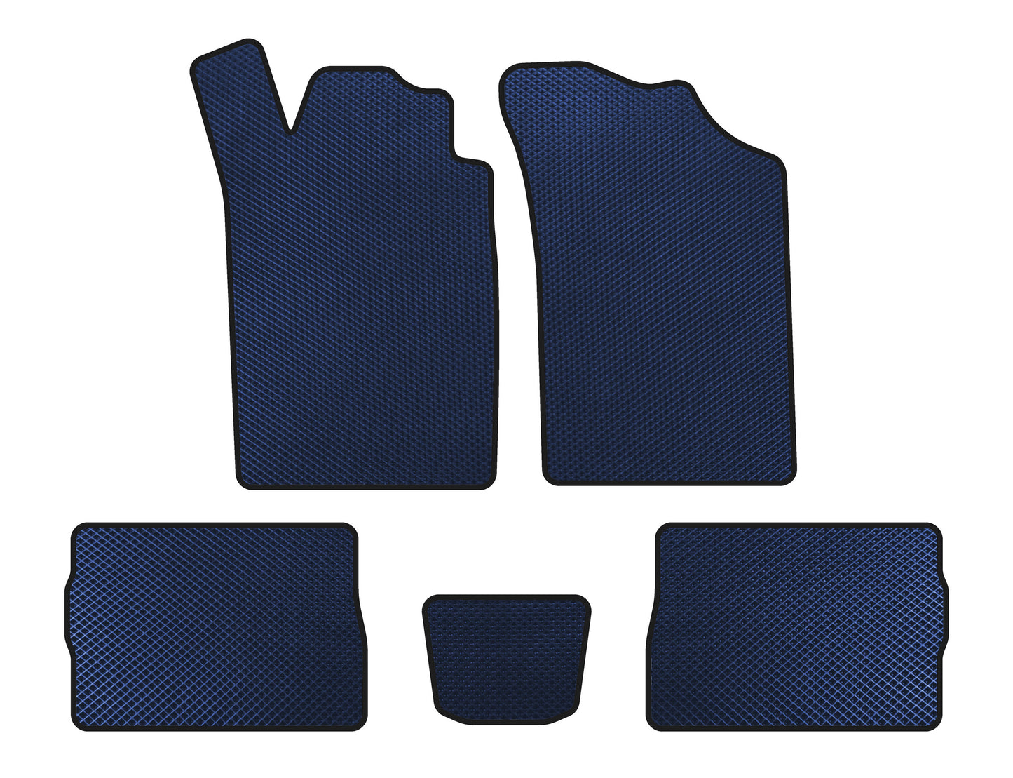 EVA Floor Mats (SD, Blue) for Renault Symbol 1999-2008 - image 1