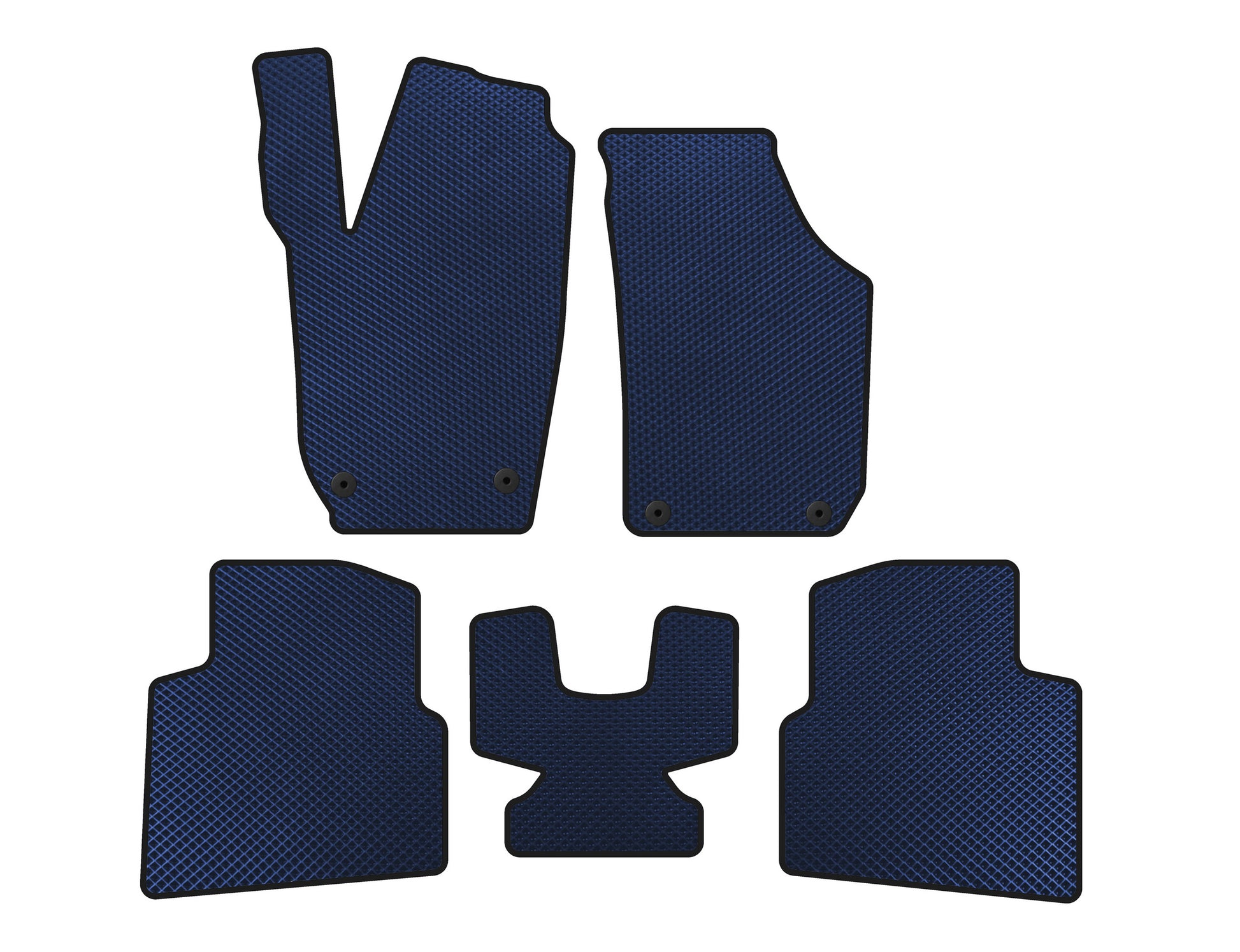 EVA Floor Mats (Blue) for Skoda Roomster 2006-2015 - image 1