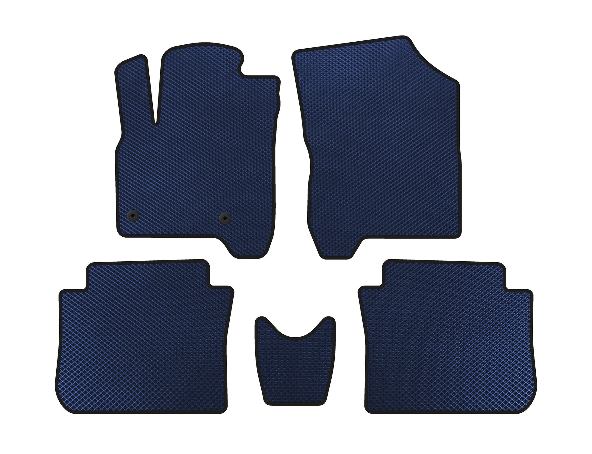 EVA Floor Mats (Blue) for Citroen C-3 Picasso 2010-2017 - image 1