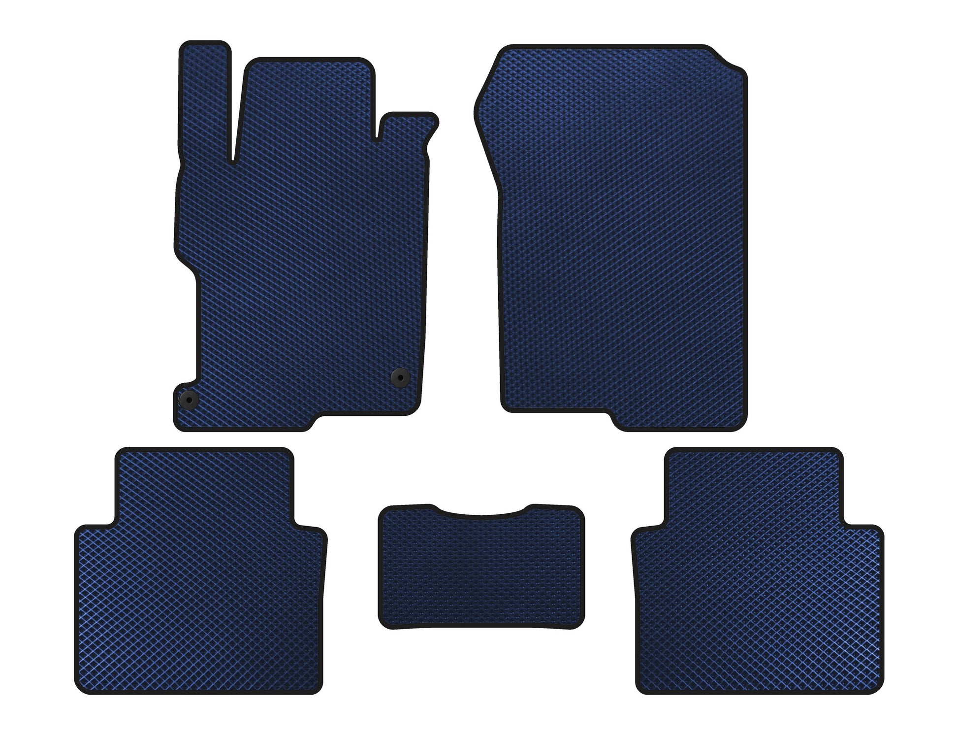 EVA Floor Mats (SD, Blue) for Honda Accord IX 2013-2017 - image 1