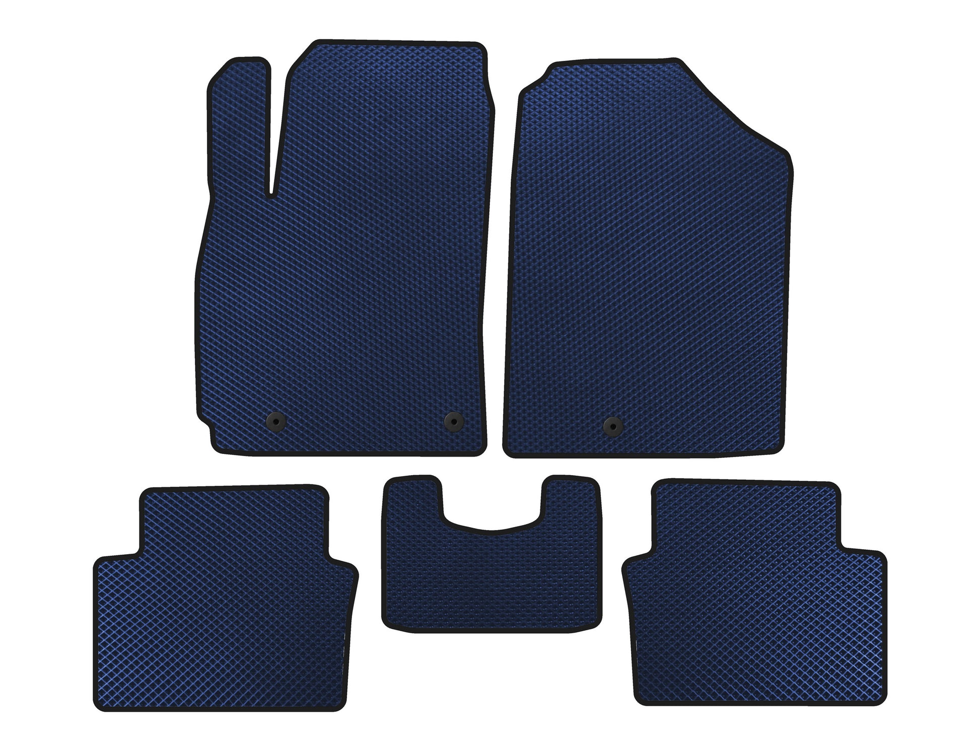 EVA Floor Mats (Coupe, Blue) for Hyundai Veloster 2018-2022 - image 1