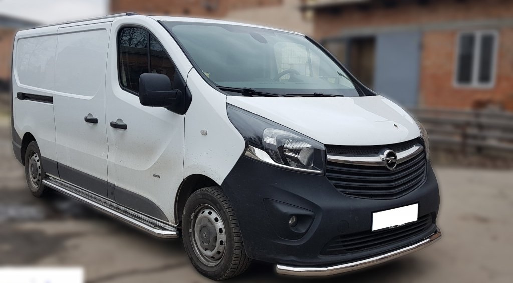 Front Bull Bar ST008 (Stainless Steel) for Renault Trafic 2015- - image 2