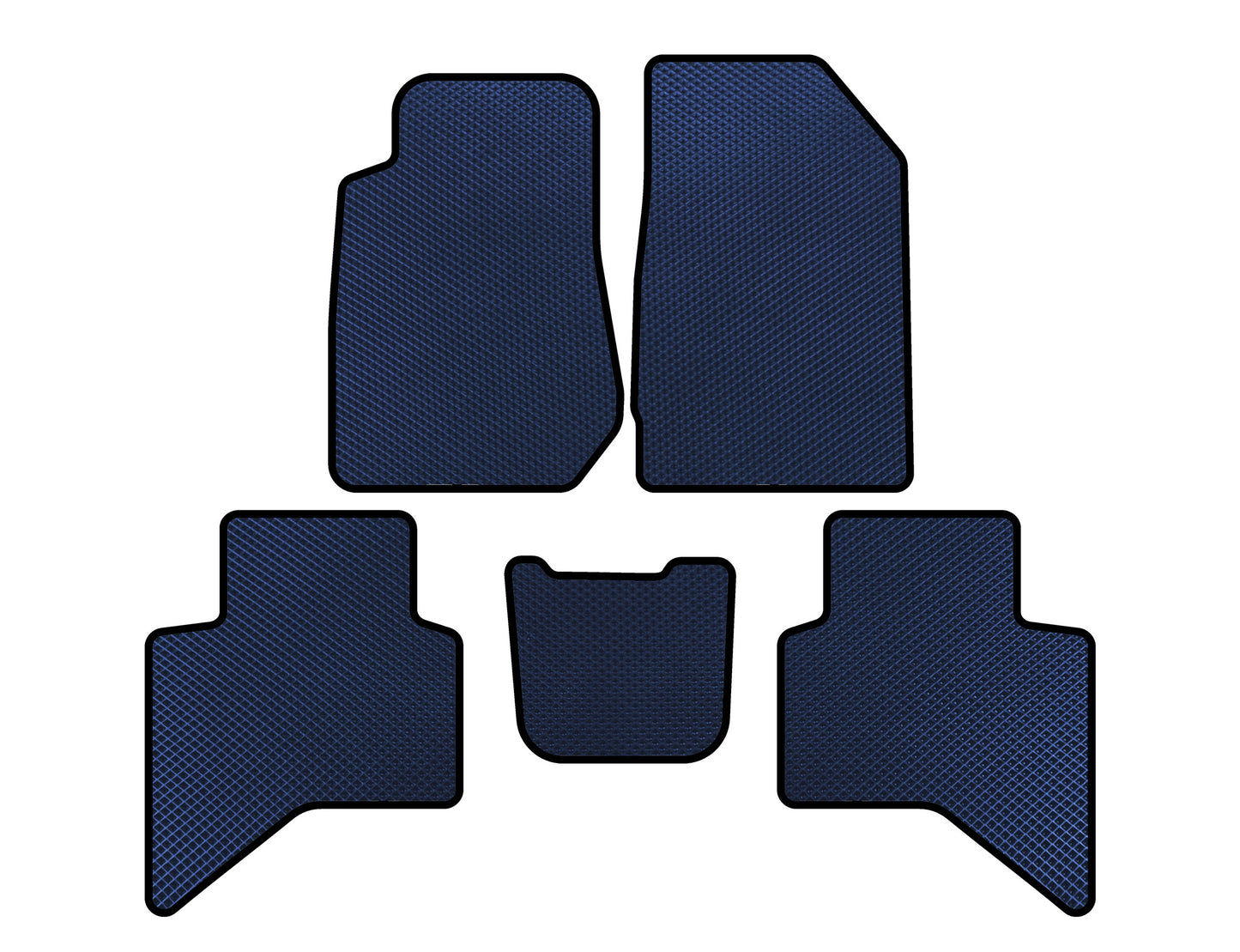 EVA Floor Mats (Blue) for Isuzu D-Max 2019- - image 1